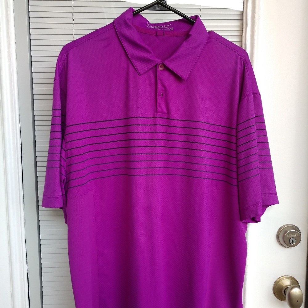 Nike Golf Polo, L, Purple